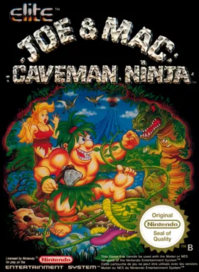 Joe & Mac - Caveman Ninja (Europe) box cover front